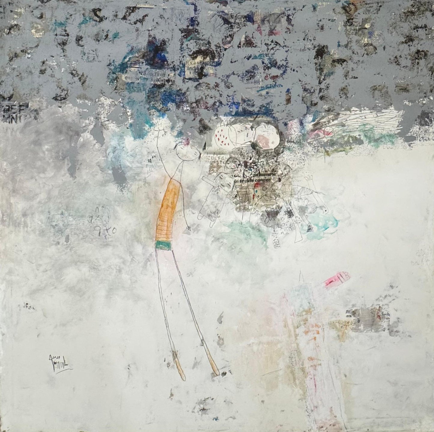 Painting by Sattar Darwish 150x150cm - 2019