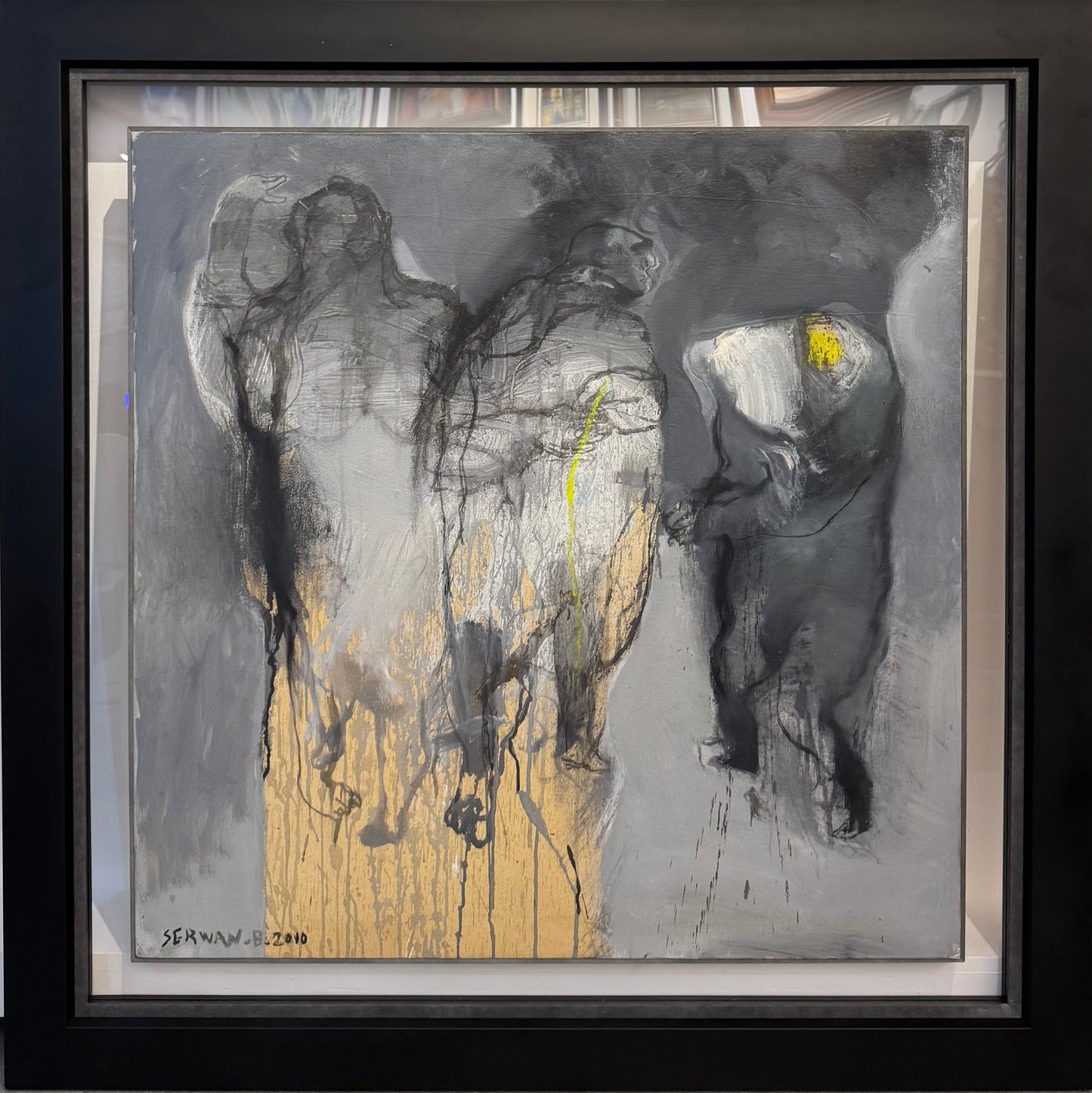 Painting by Serwan Baran 90x90cm - 2010