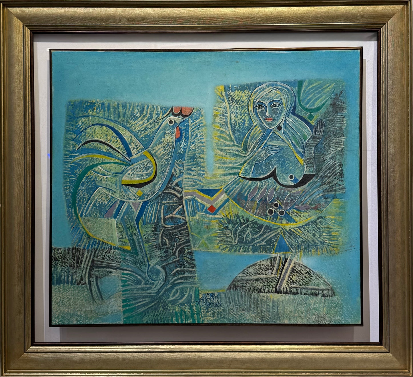 Painting by Rakan Dabdoub 70x80cm - 1990