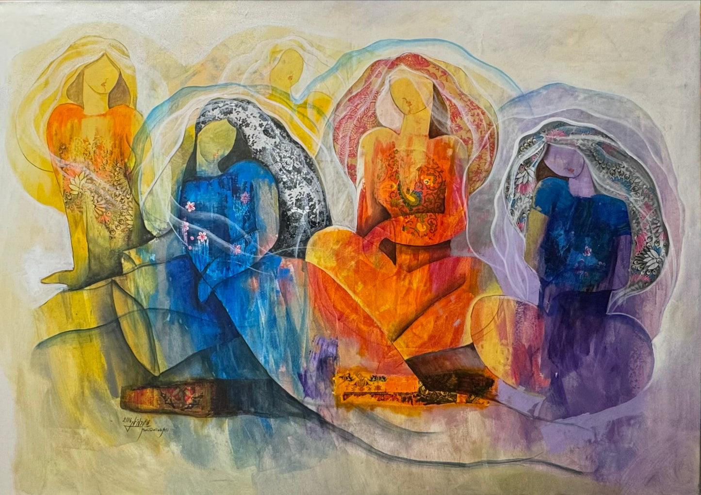 Painting by Hani Dallah 168x120 - 2016