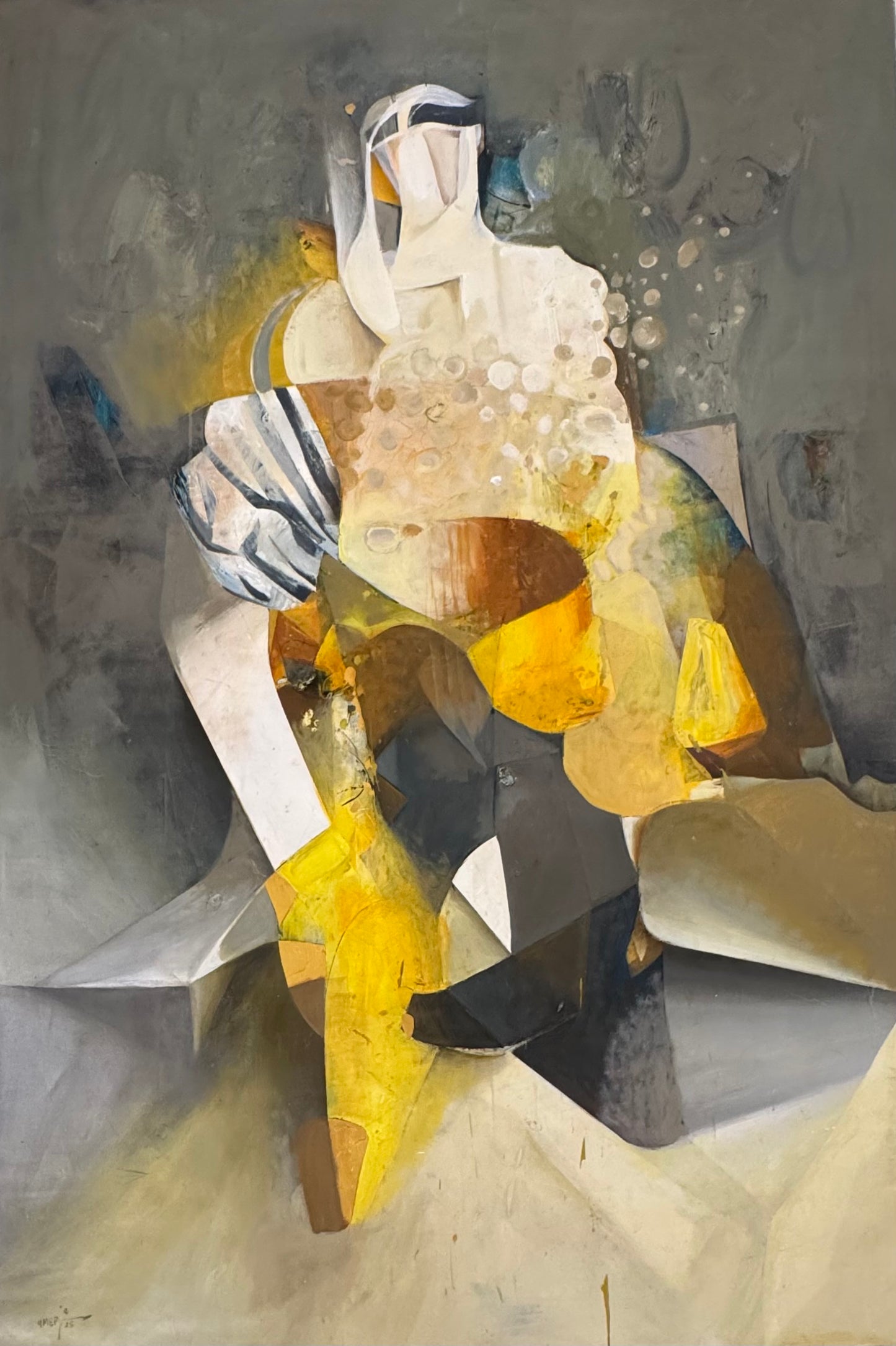 Painting by Amer Ali 120x180cm - 2025