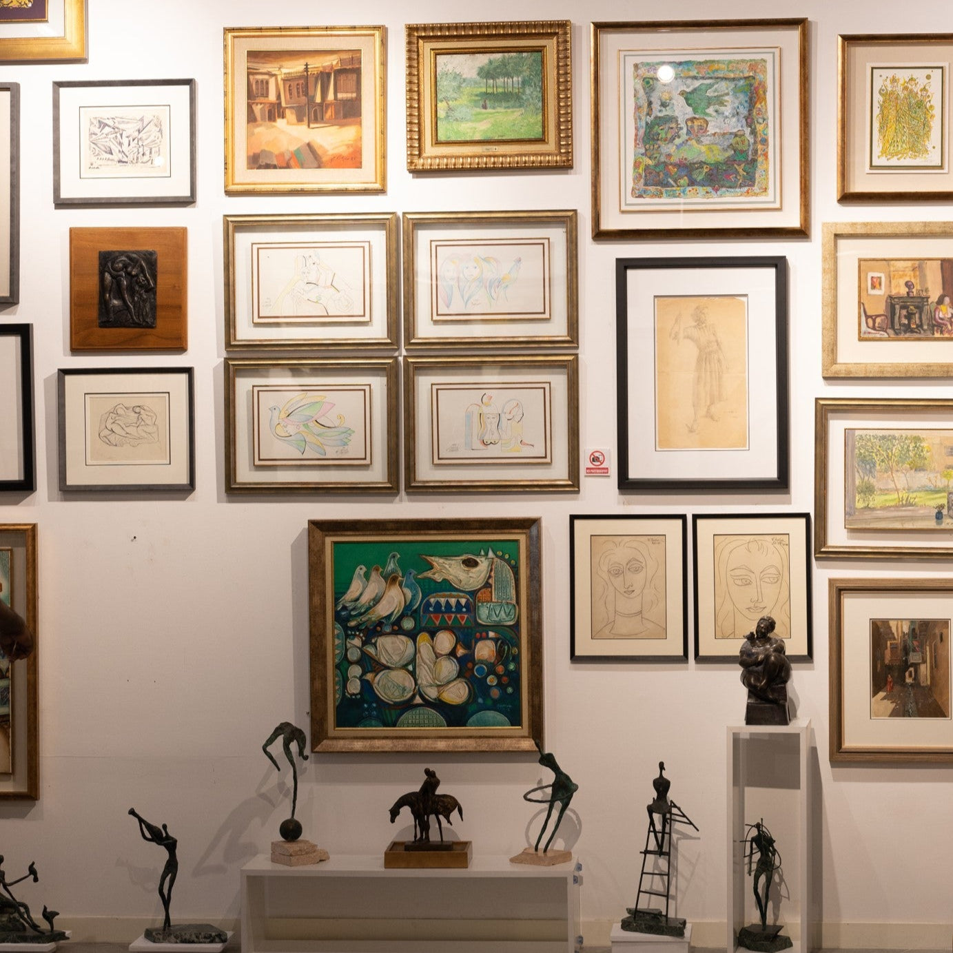 view from Takween Gallery
