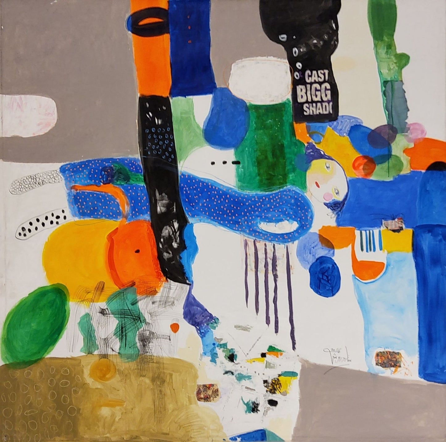 Painting by Satar Darwish 150x150cm - 2016