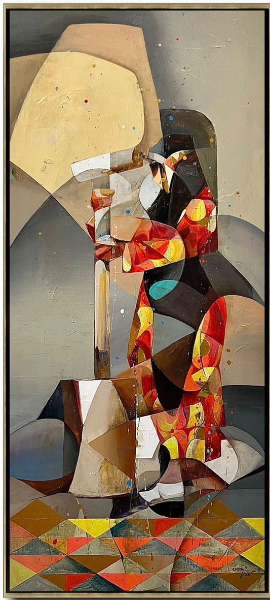 Painting by Amer Ali 65x150cm - 2023