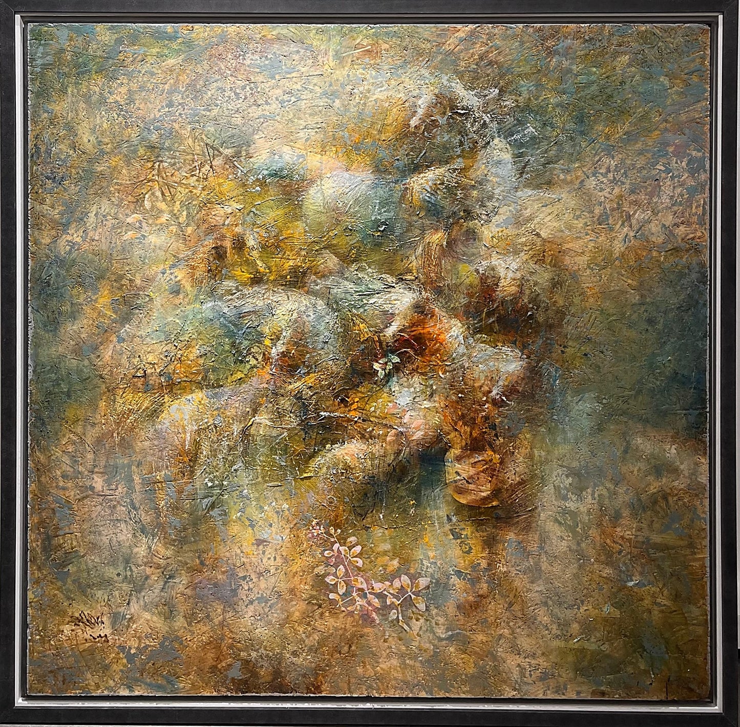 Painting by Jaber Al Sarai 120x120cm - 2023