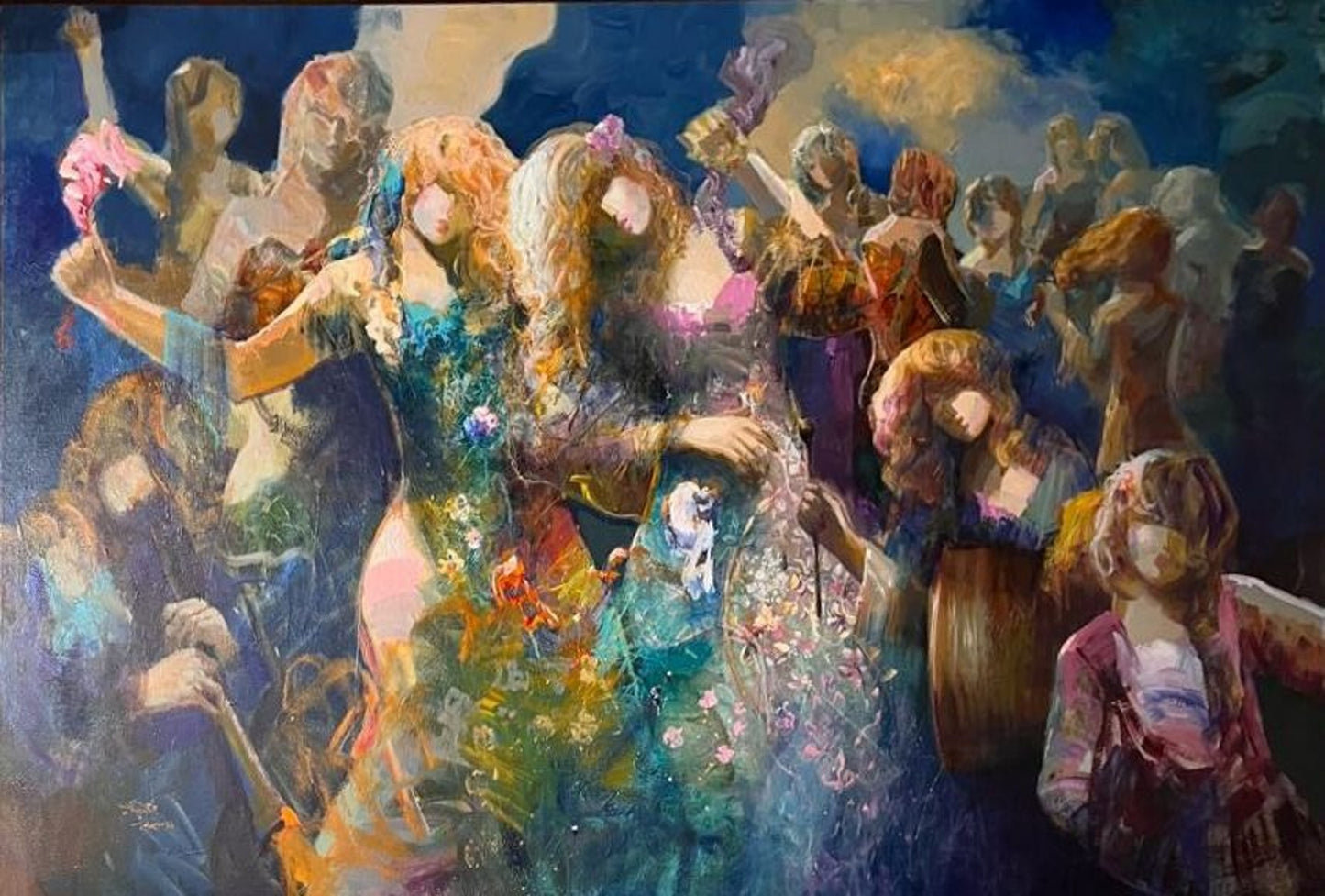 Painting by Jaber Al Sarai 120x180cm - 2013