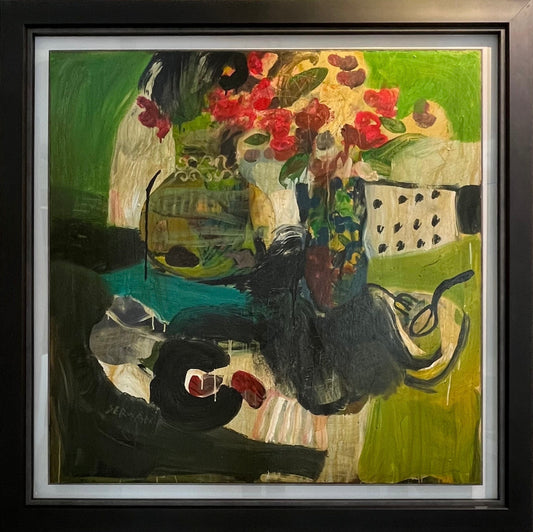 Painting by Serwan Baran 120x120cm