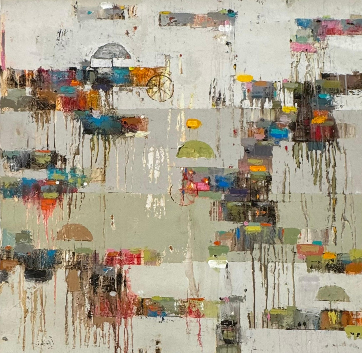 Painting by Ahmed Nassif 100x100cm - 2025
