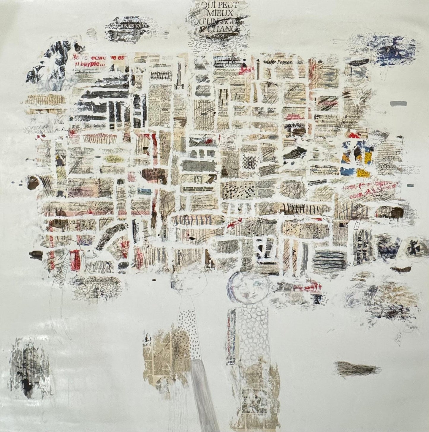 Painting by Sattar Darwish 150x150cm - 2025