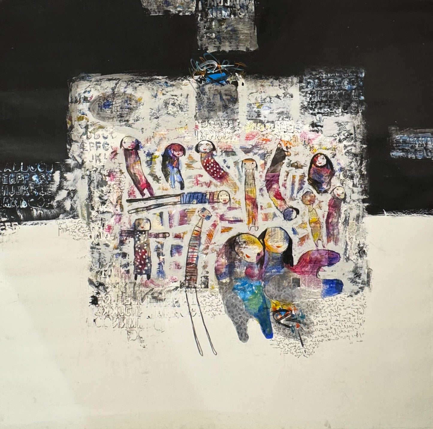Painting by Sattar Darwish 150x150cm - 2020