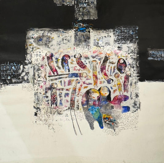 Painting by Sattar Darwish 150x150cm - 2020