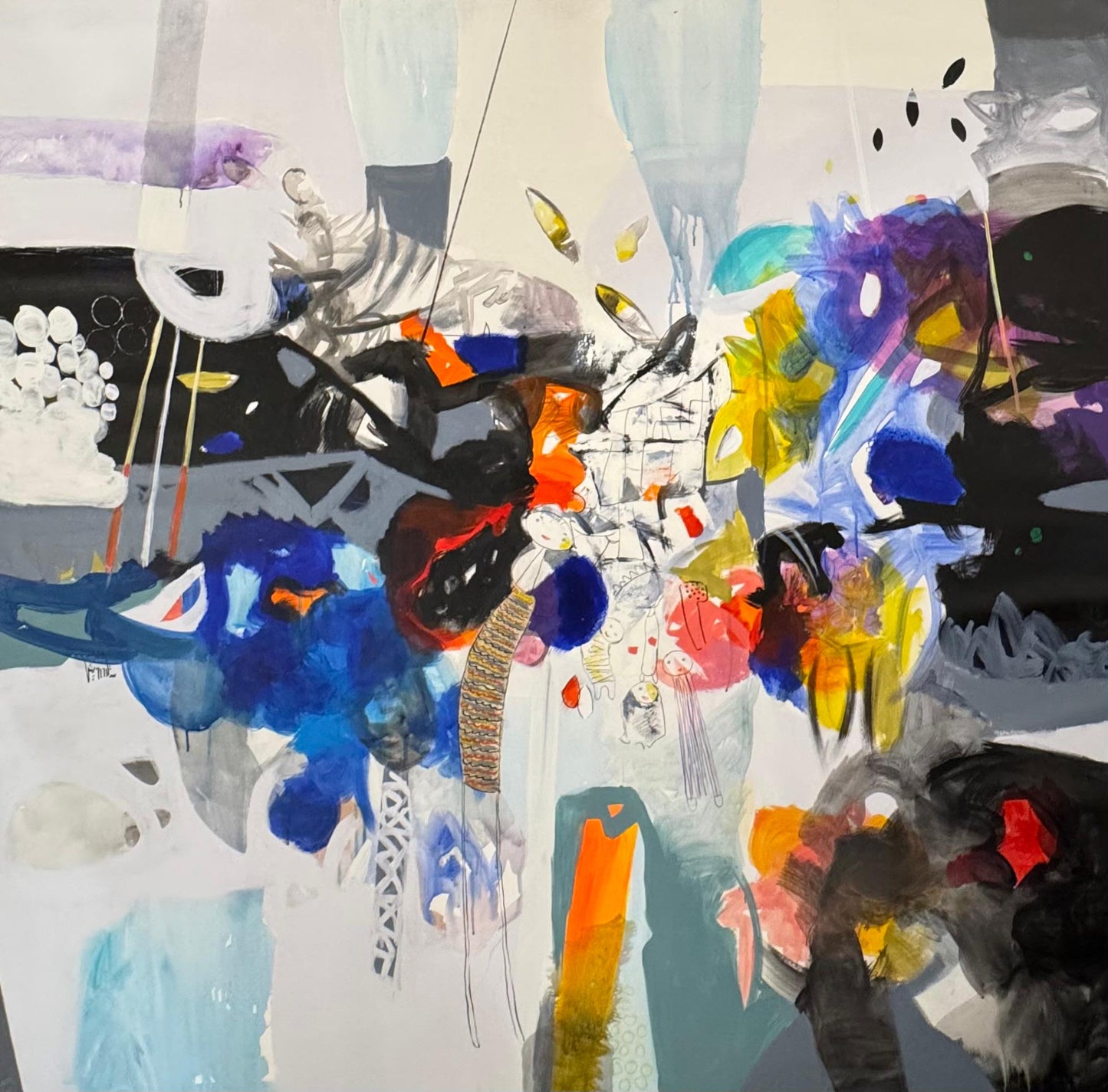 Painting by Sattar Darwish 150x150cm - 2020