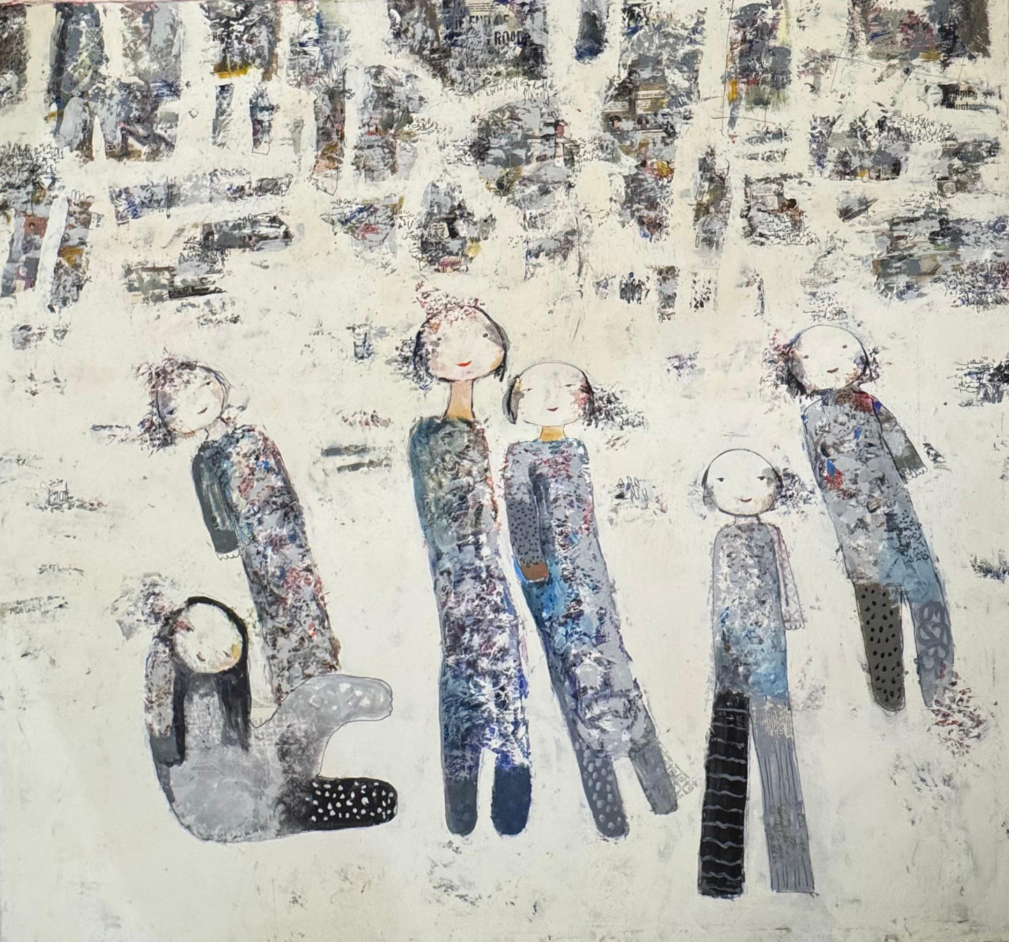 Painting by Sattar Darwish 150x150cm - 2020