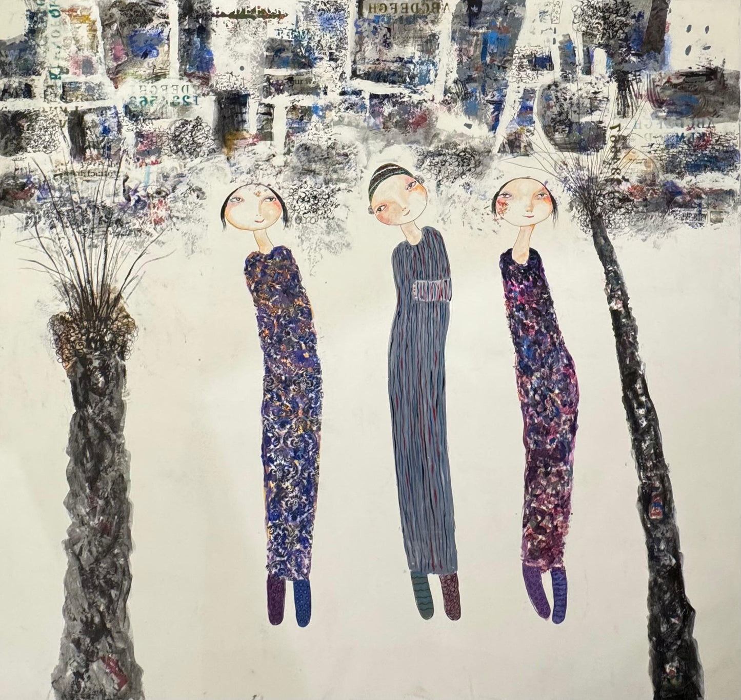 Painting by Sattar Darwish 150x150cm - 2020