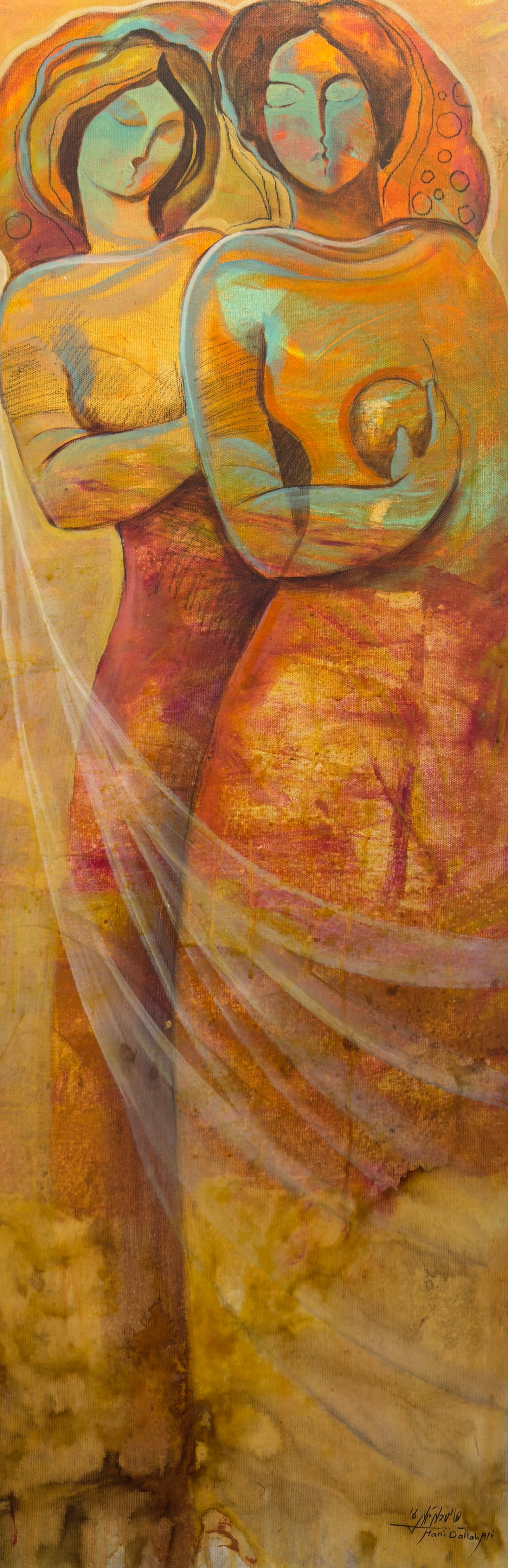 Painting by Hani Dallah 120x40cm - 2016