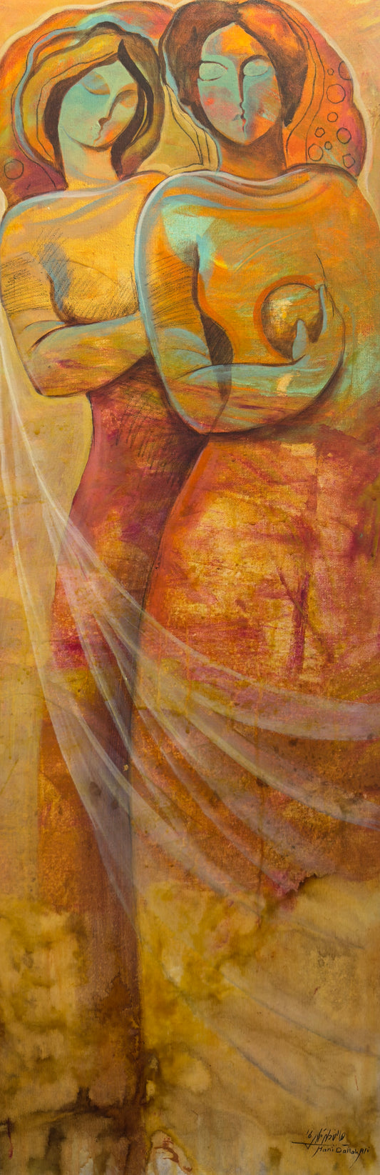 Painting by Hani Dallah 120x40cm - 2016