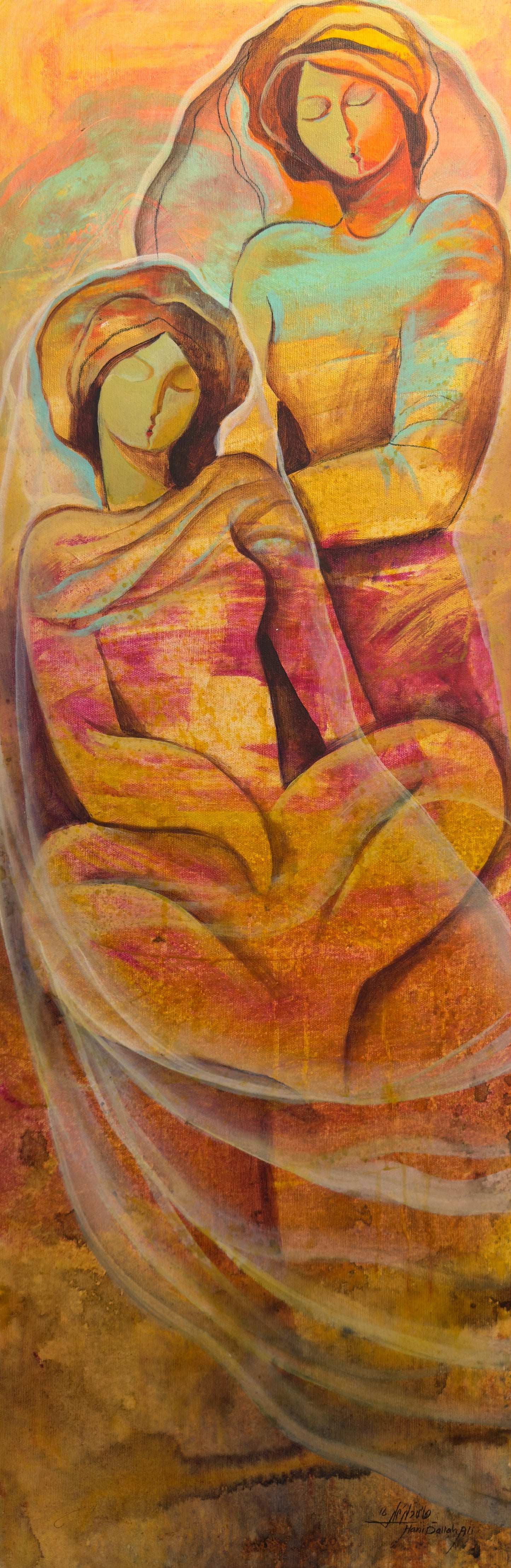 Painting by Hani Dallah 120x40cm - 2016