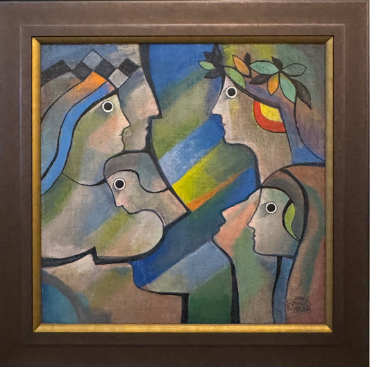 Painting by Rakan Dabdoub 61x60cm - 2006
