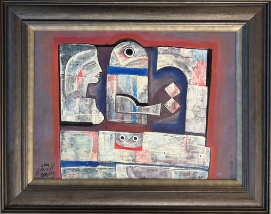 Painting by Rakan Dabdoub 43x60cm - 2004
