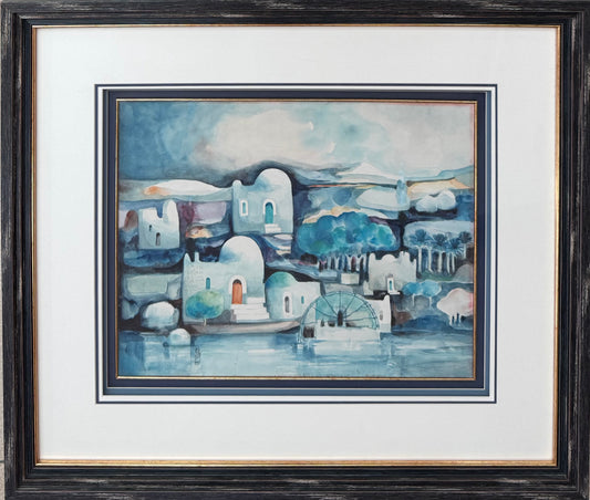 Painting by Nuri Al Rawi 34x44cm - 1994
