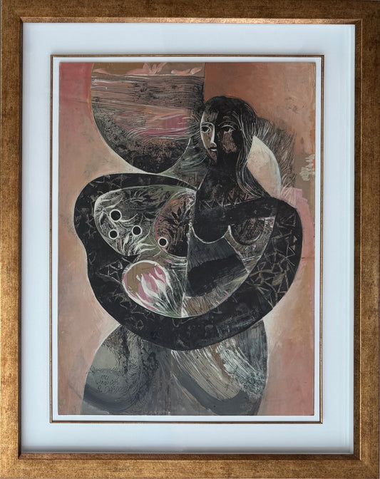 Painting by Rakan Dabdoub 50x70cm - 1981