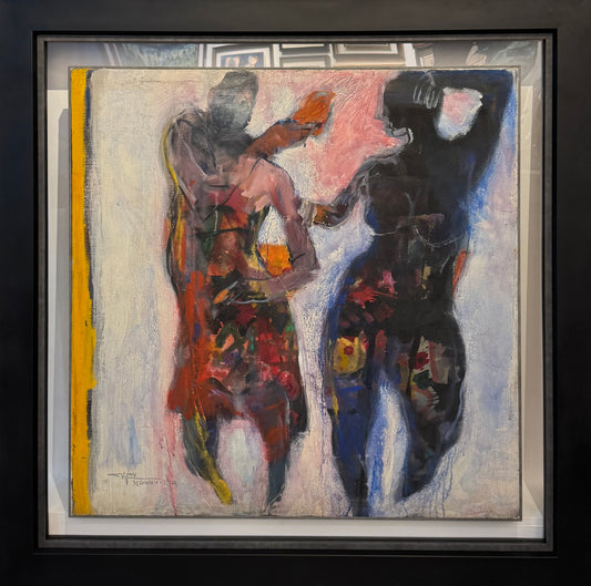 Painting by Serwan Baran 90x90cm - 2004