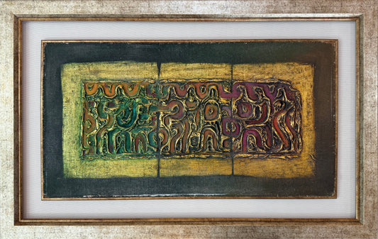 Painting by Wajih Nahle 42x80cm
