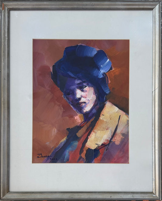 Painting by Mohanna Durra 32x41cm - 2002