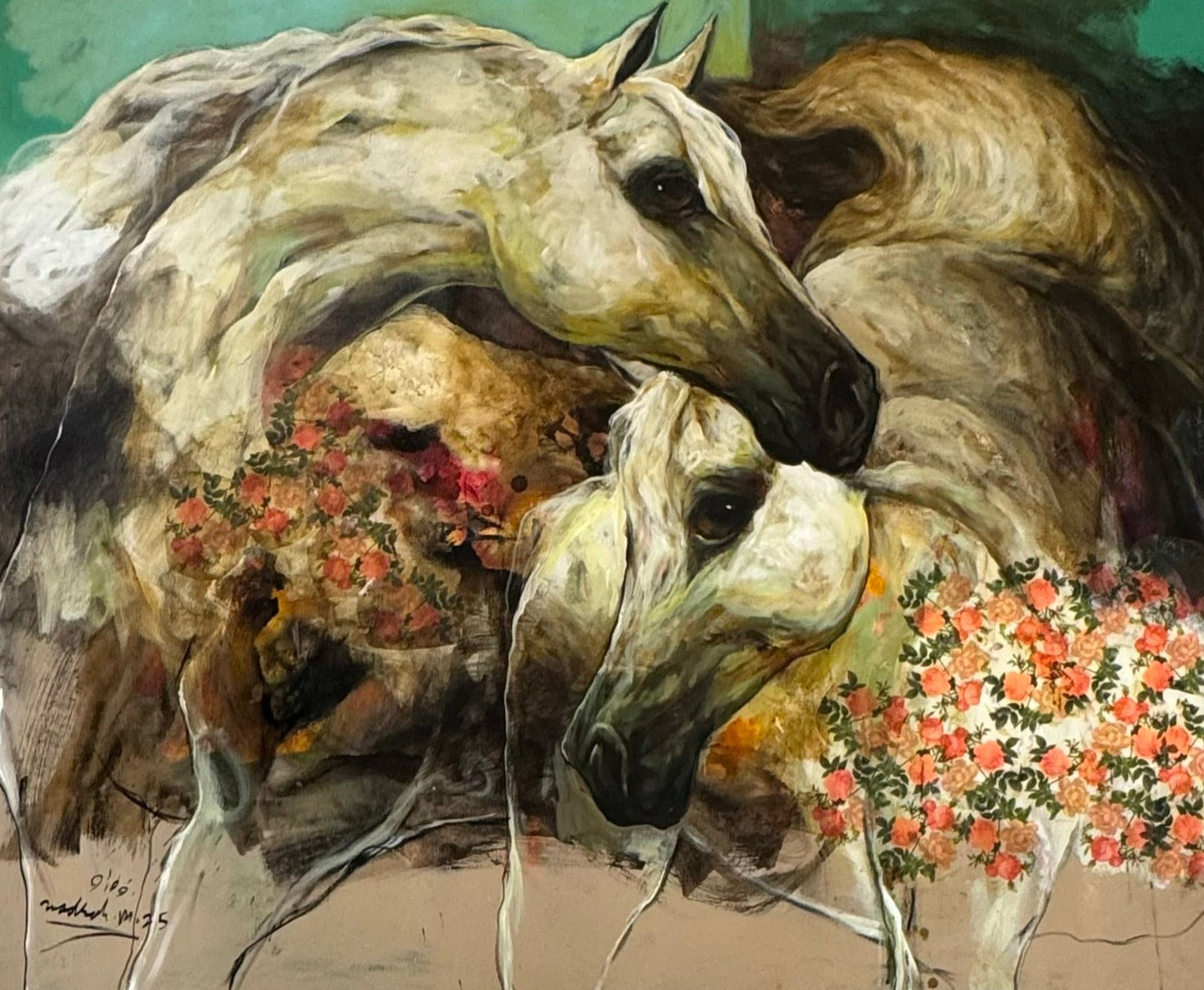 Painting by Wadhah Mahdi 100x120cm - 2025
