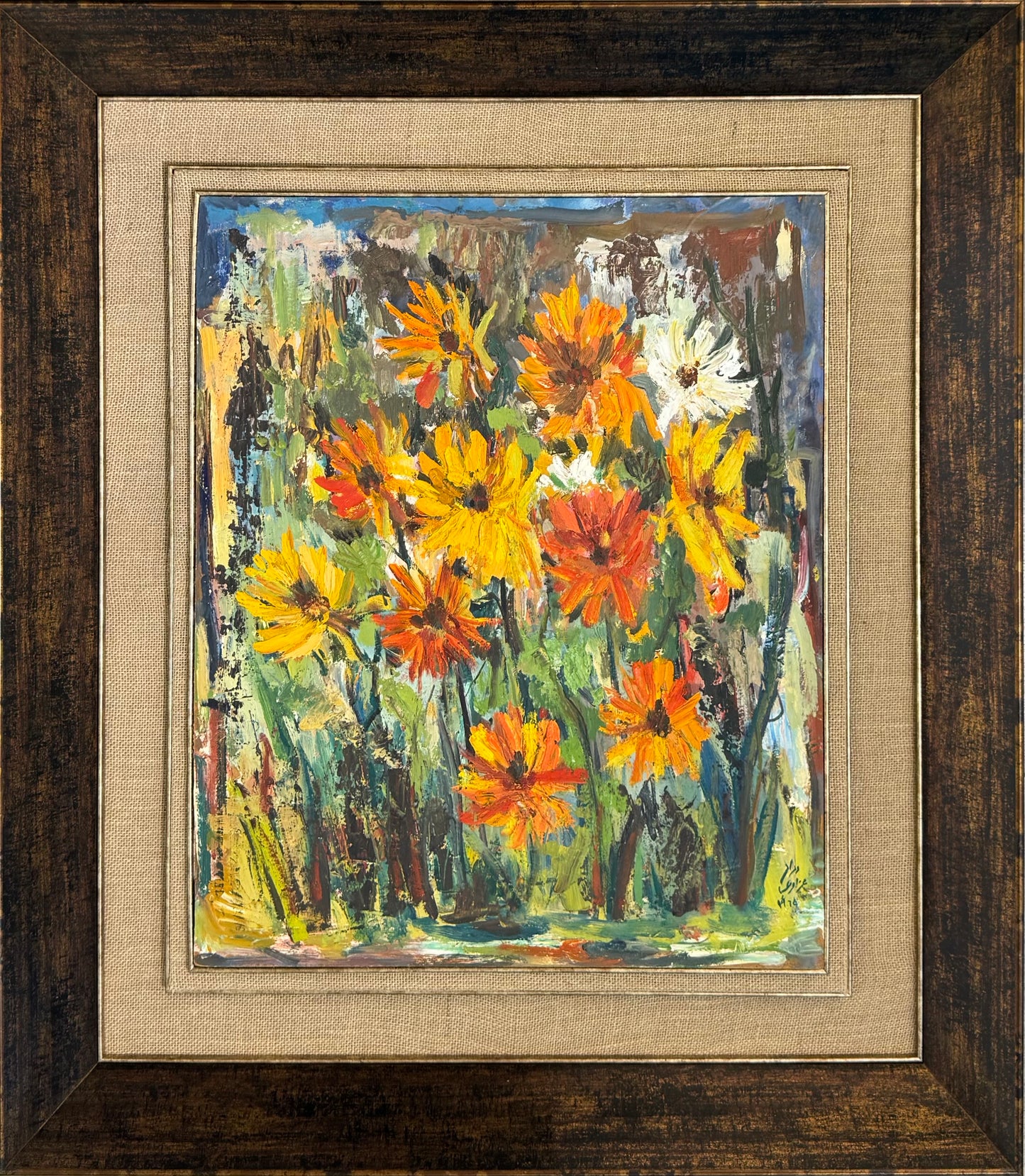 Painting by Widad Al Orfali 50x60cm - 1969