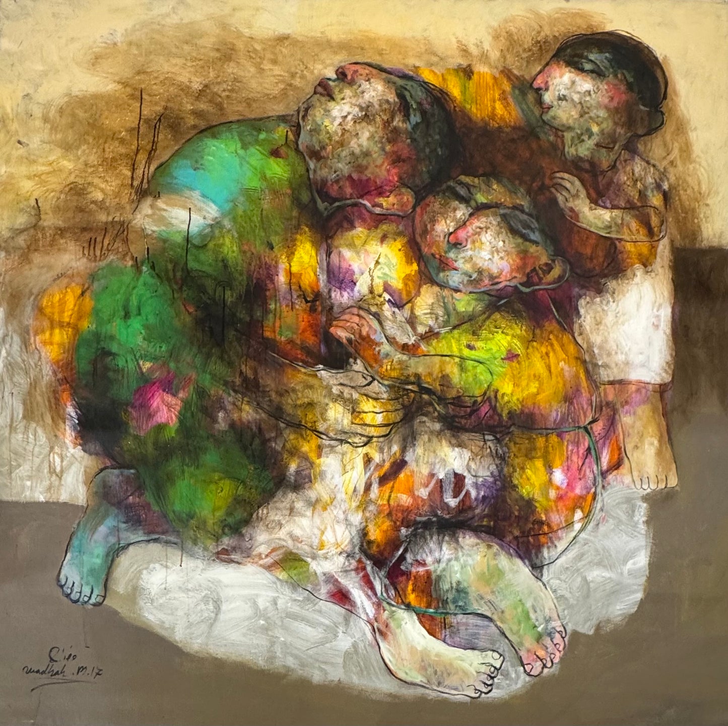Painting by Wadhah Mahdi 150x150 - 2017
