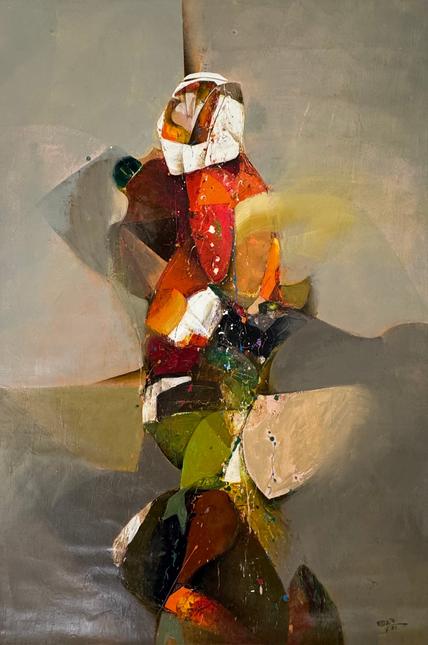 Painting by Amer Ali 150x100cm - 2021