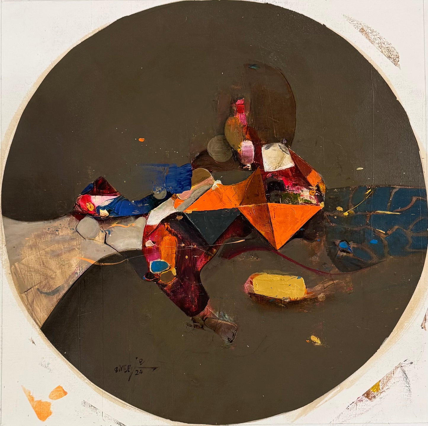 Painting by Amer Ali 60x60cm - 2024