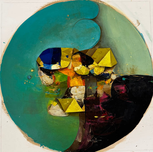 Painting by Amer Ali 60x60cm - 2024
