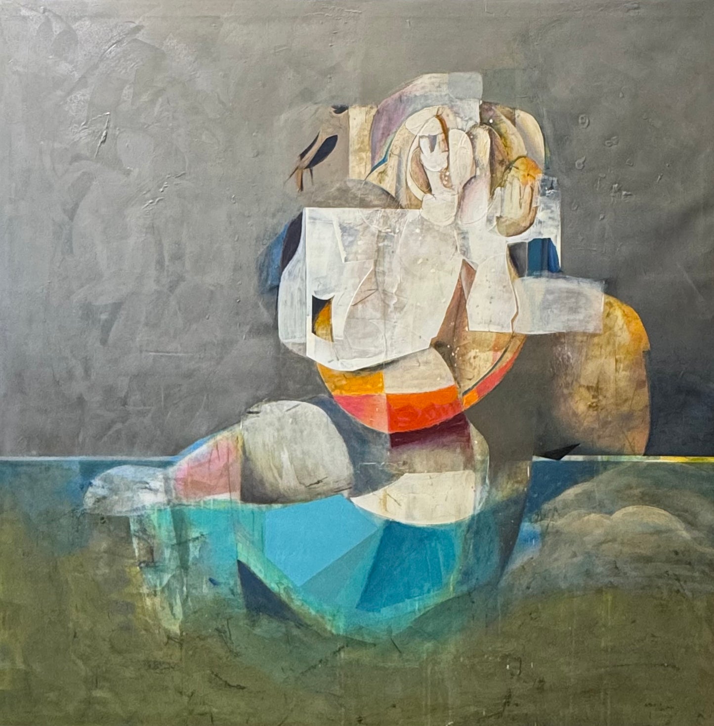 Painting by Amer Ali 150x150cm - 2023