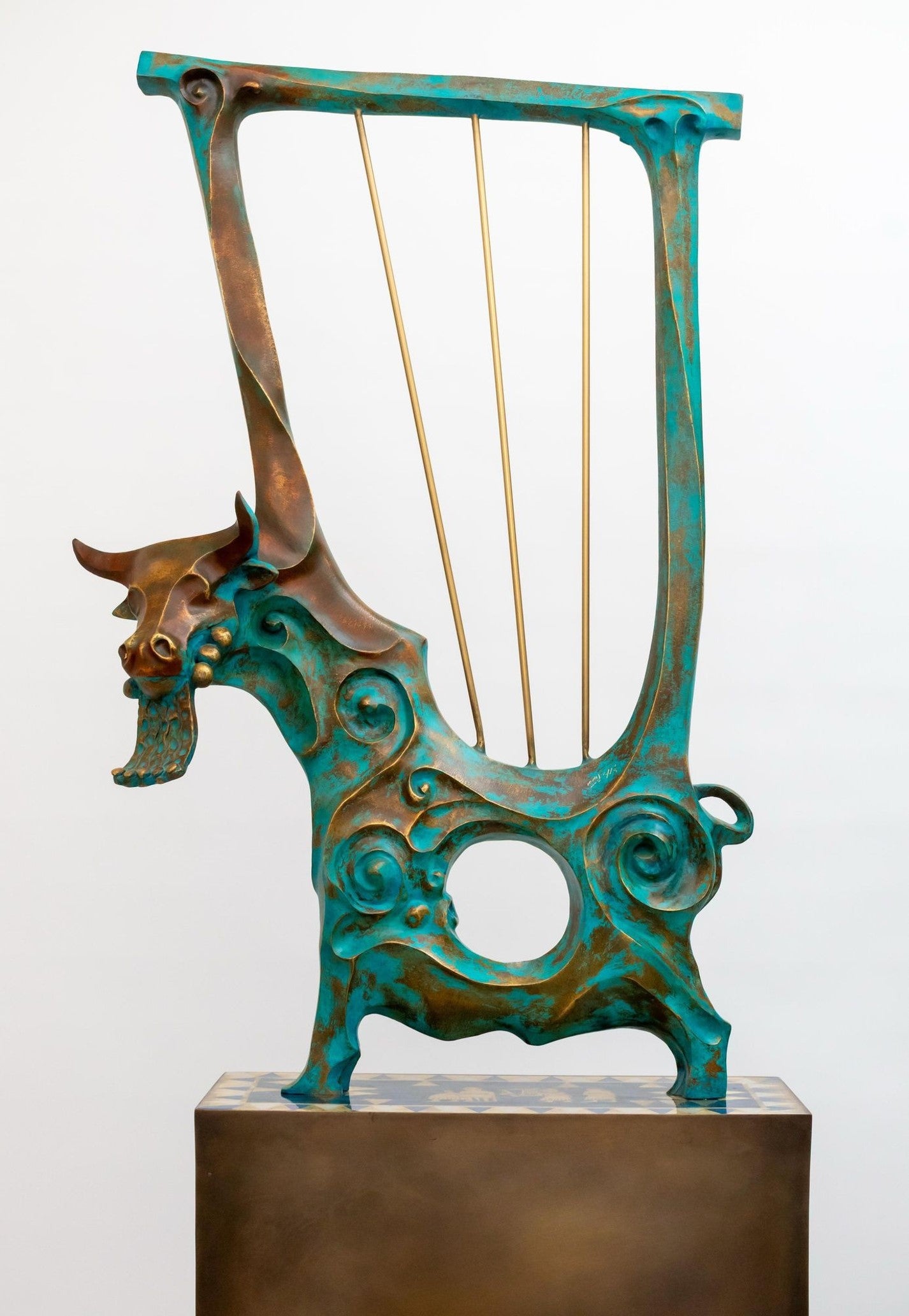 Bronze Sculpture by Anas Al Alousi 189x75x26 - 2024