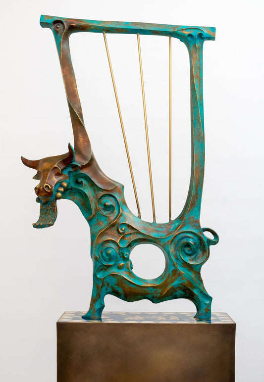 Bronze Sculpture by Anas Al Alousi 189x75x26 - 2024