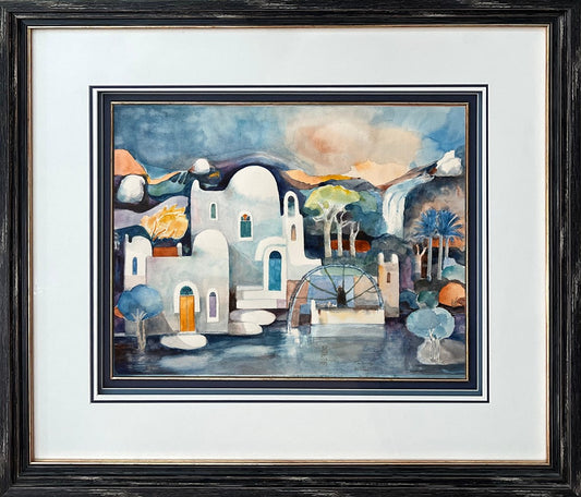 Painting by Nuri Al Rawi 32x44cm - 1996