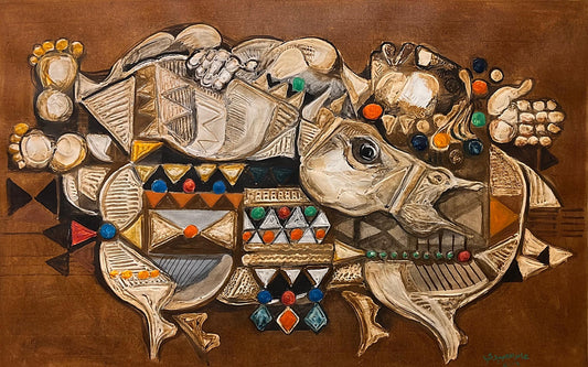 Painting by Amer Al Obaidi 86x60cm - 2006