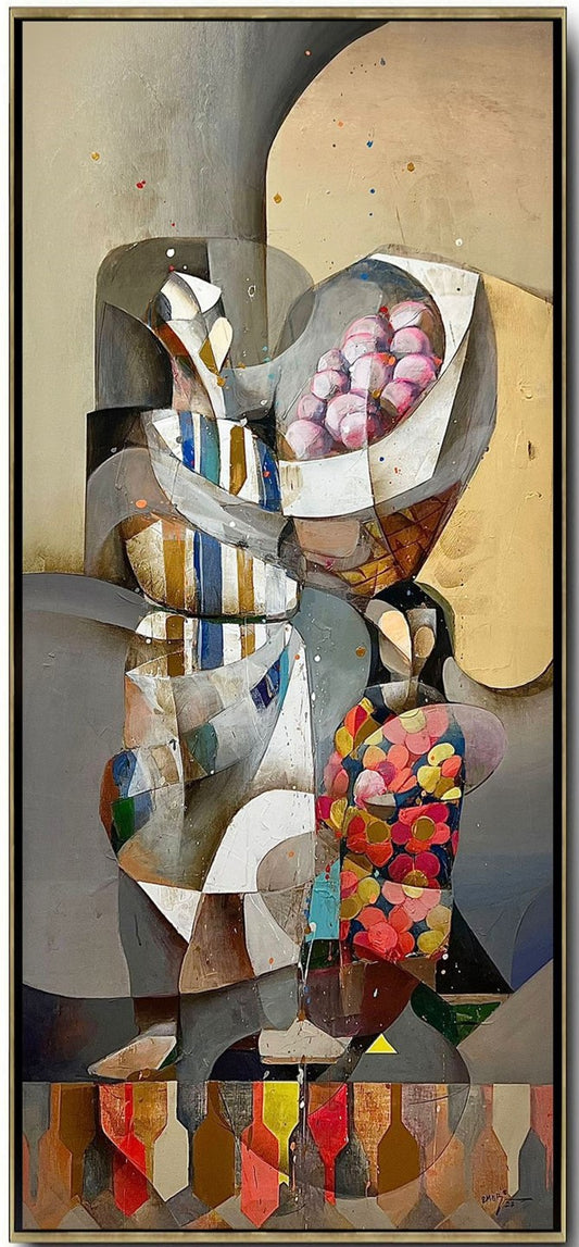 Painting by Amer Ali 65x150cm - 2023