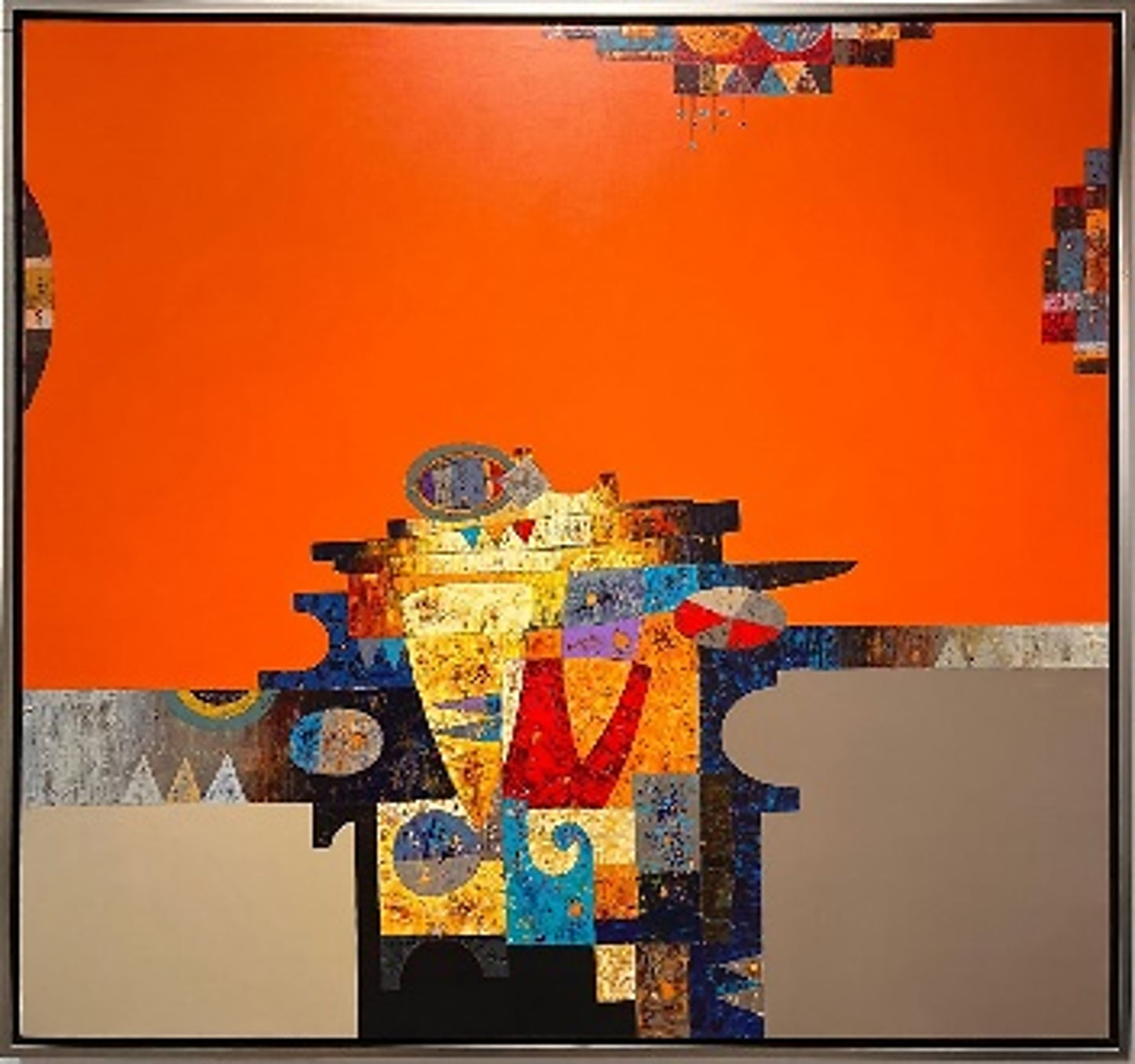Painting by Ismail Jasim 150x150cm