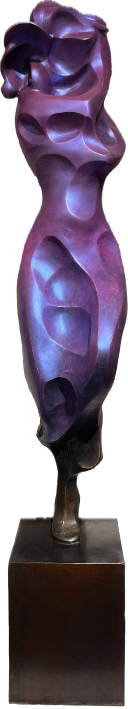 Bronze sculpture by Anas Al Alousi 143x31x27cm - 2021