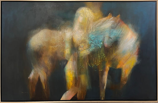 Painting by Jaber Al Sarai 190x122cm