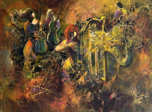 Painting by Jaber Al Sarai 120x80cm