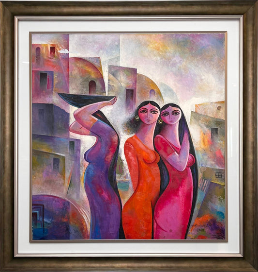 Painting by Naji Al Sinjari 68x65cm - 2008