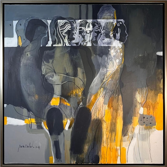 Painting by Hani Dallah 120x120cm - 2024