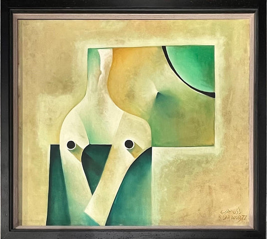 Painting by Rakan Dabdoub 90x80cm - 1977