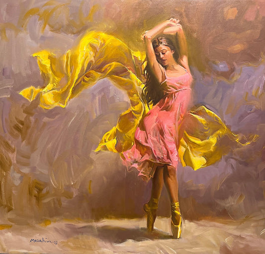 Painting by Muzahim Al Nasiri 100x94cm - 2023