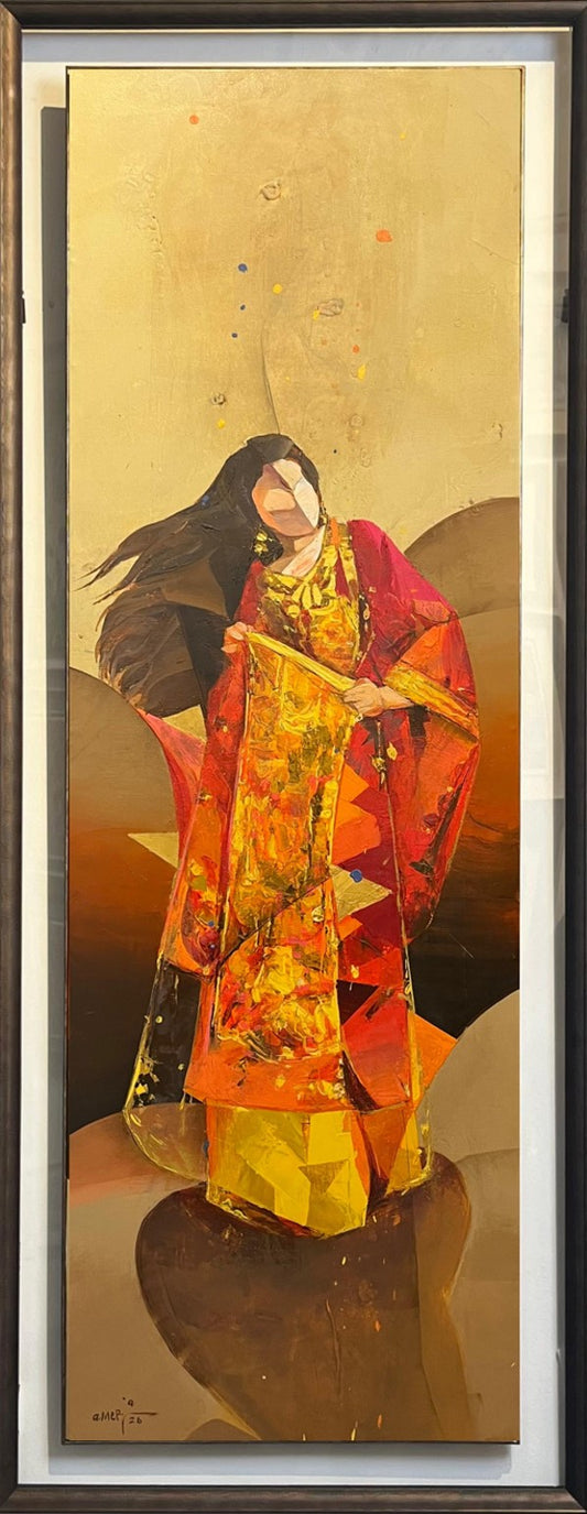 Painting by Amer Ali 40x120cm - 2026