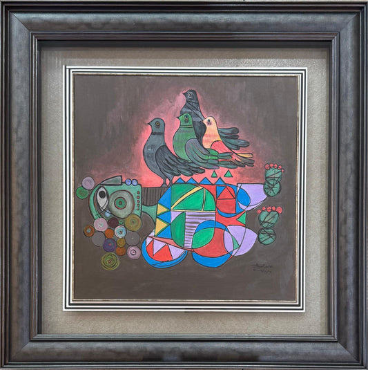 Painting by Amer Al Obaidi 50x50cm - 2007